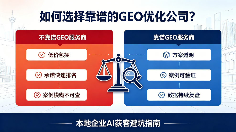 尉氏如何选择靠谱的GEO优化公司？本地企业AI获客避坑指南
